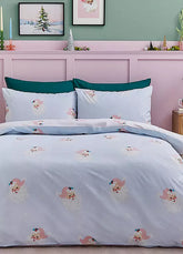 Vintage Christmas Santa Duvet Cover Set by Catherine Lansfield